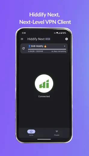 Hiddify скриншот 1