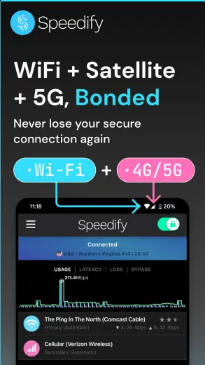 Speedify скриншот 1
